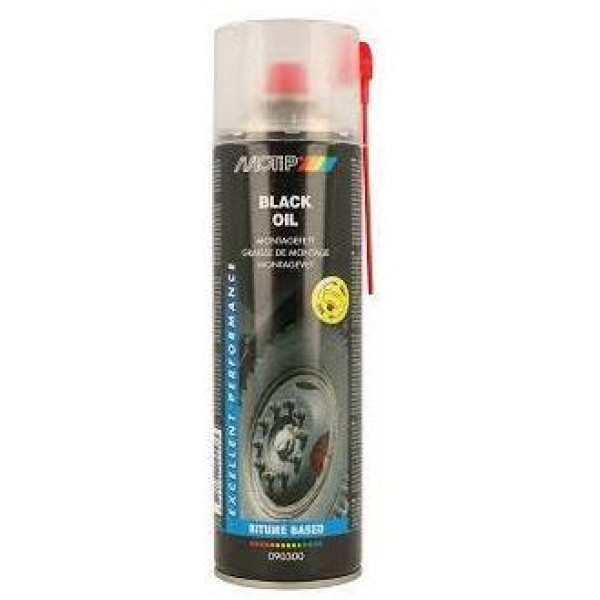 MOTIP Black Oil, Schmiermittel für schwarze Gewinde, 500 ml