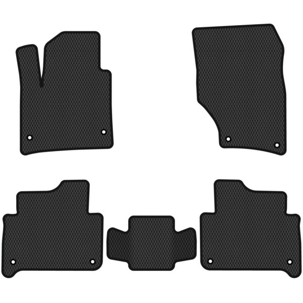 Polymer EVA Fußmatten Audi Q7 I 5 sitzer 2005-2015