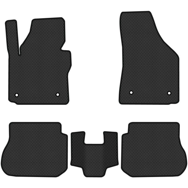 Polymer EVA Fußmatten Volkswagen Caddy 5 sitzer 2004-2015