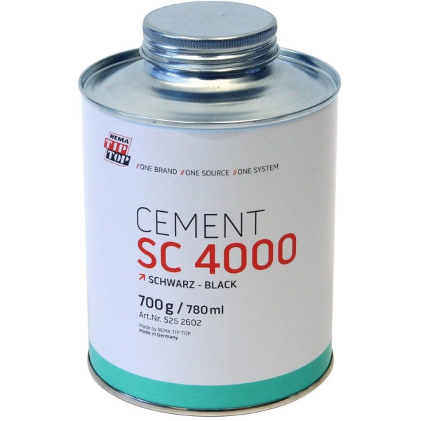 REMA Cement SC 4000 BLACK, Kleber, schwarz, 700g/780ml REMA Cement SC 4000 BLACK, Kleber, schwarz, 700g/780ml