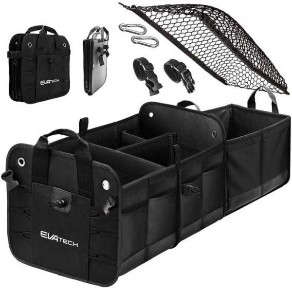 Faltbare Kofferraum-Organizer 1 Plus EVAtech 60×37×32 cm