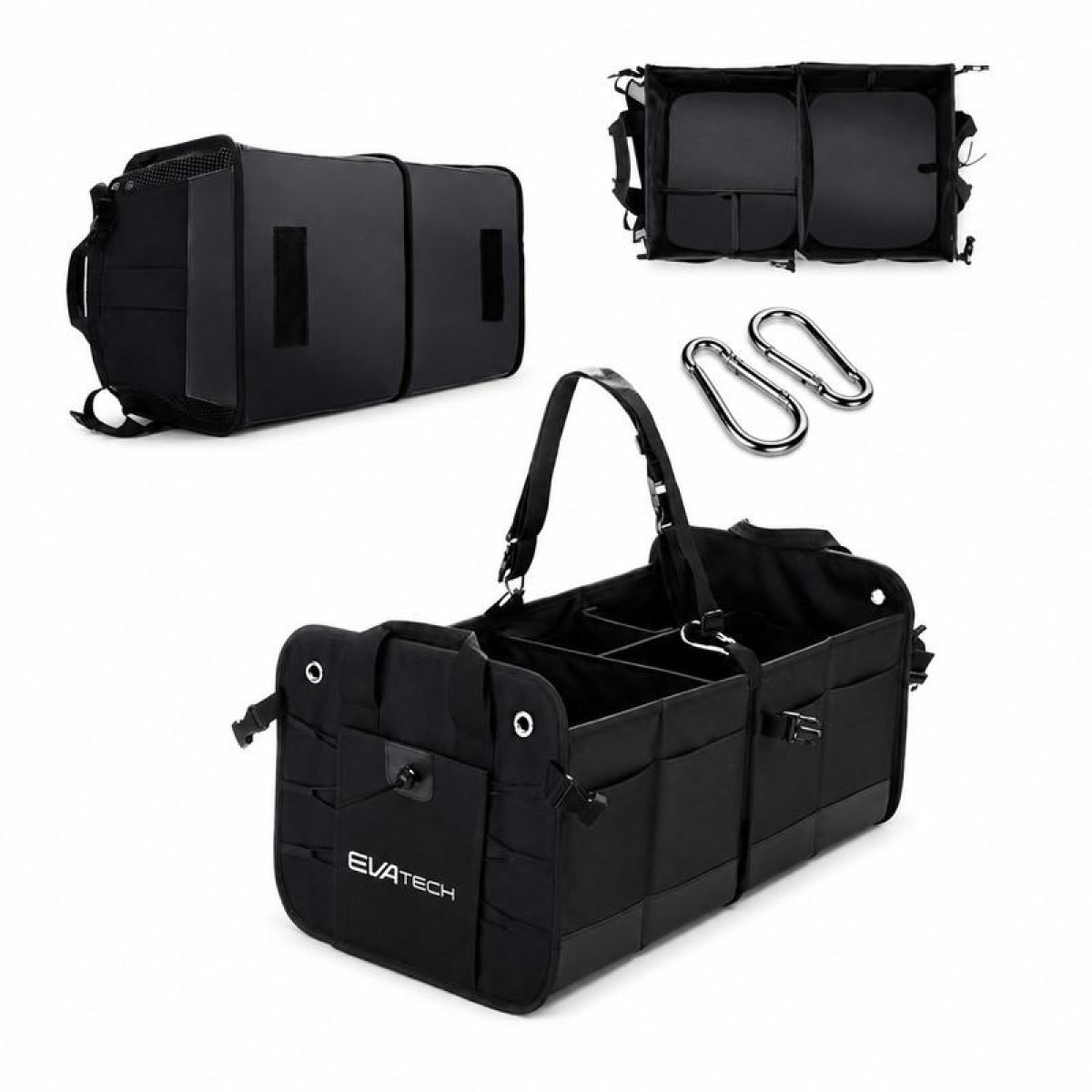 Faltbare Kofferraum-Organizer 2 Plus EVAtech 60×37×32 cm