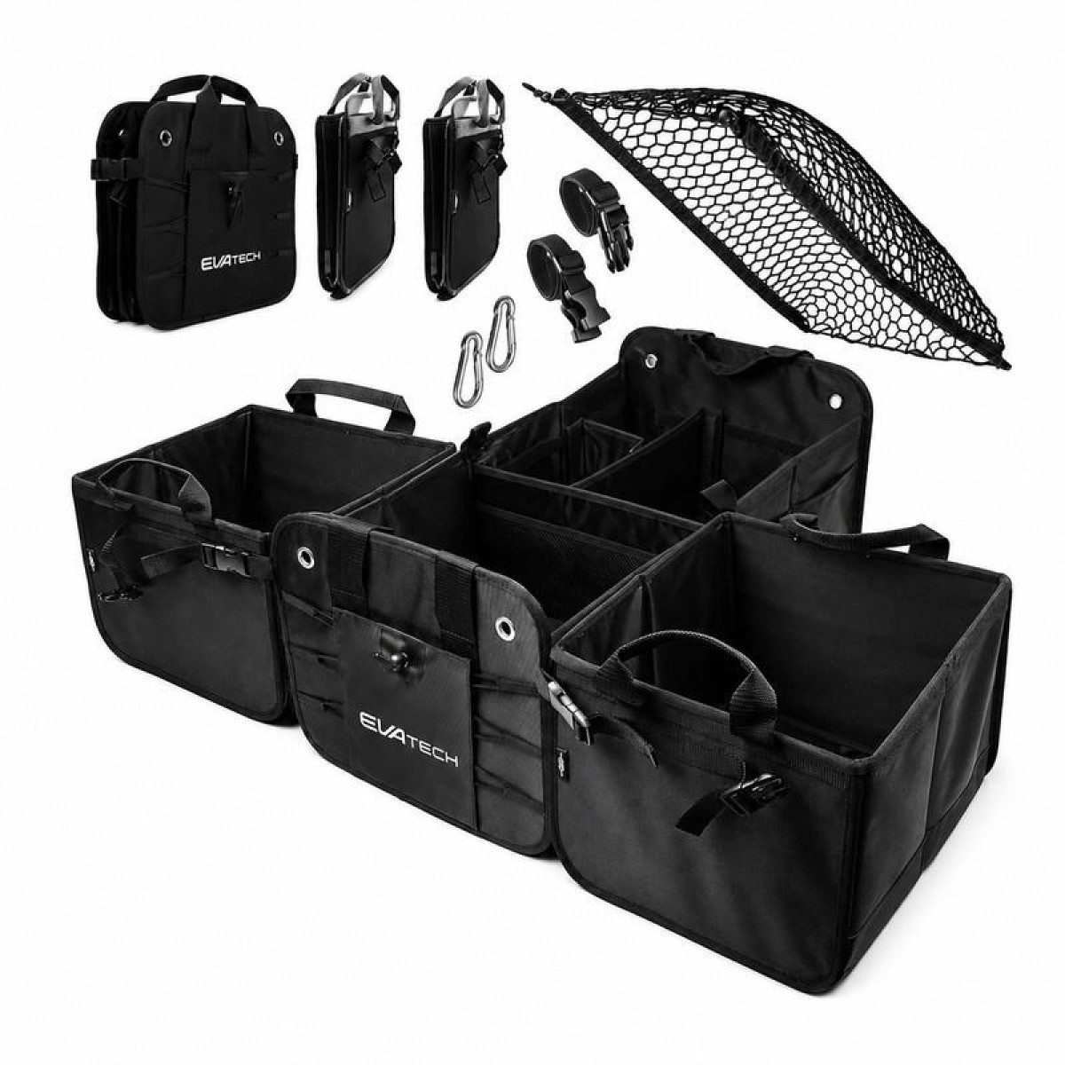 Faltbare Kofferraum-Organizer 2 Plus Froze EVAtech 60×37×32 cm