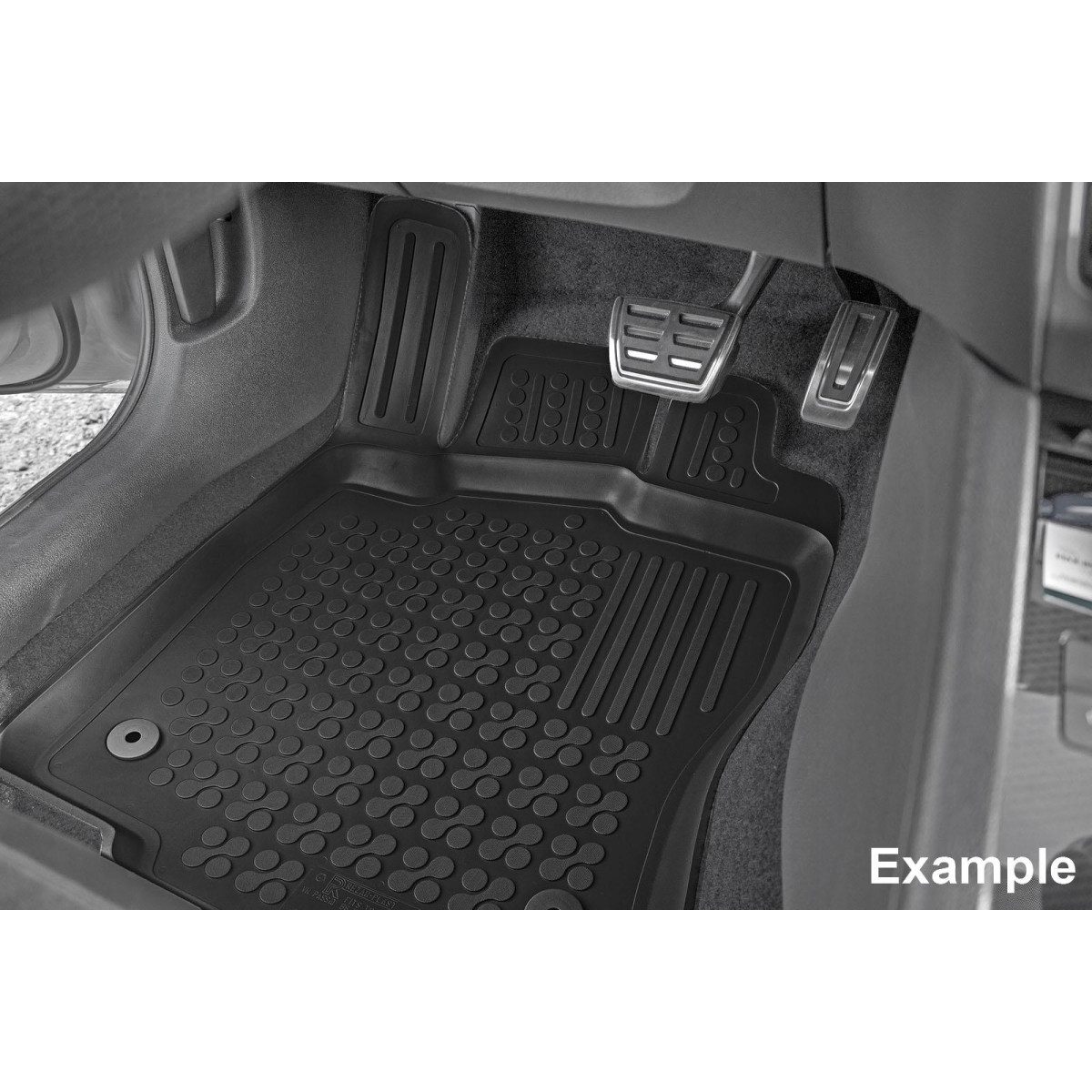 Kofferraummatte aus Gummi Honda Jazz III 2008-2015 / erhöhte
